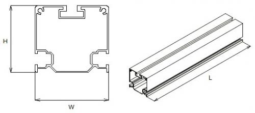 縦桟M L-1500　カット対応品